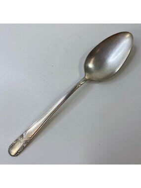 Vintage WM Rogers & Son IS Silver Plate "Talisman" Serving Spoon